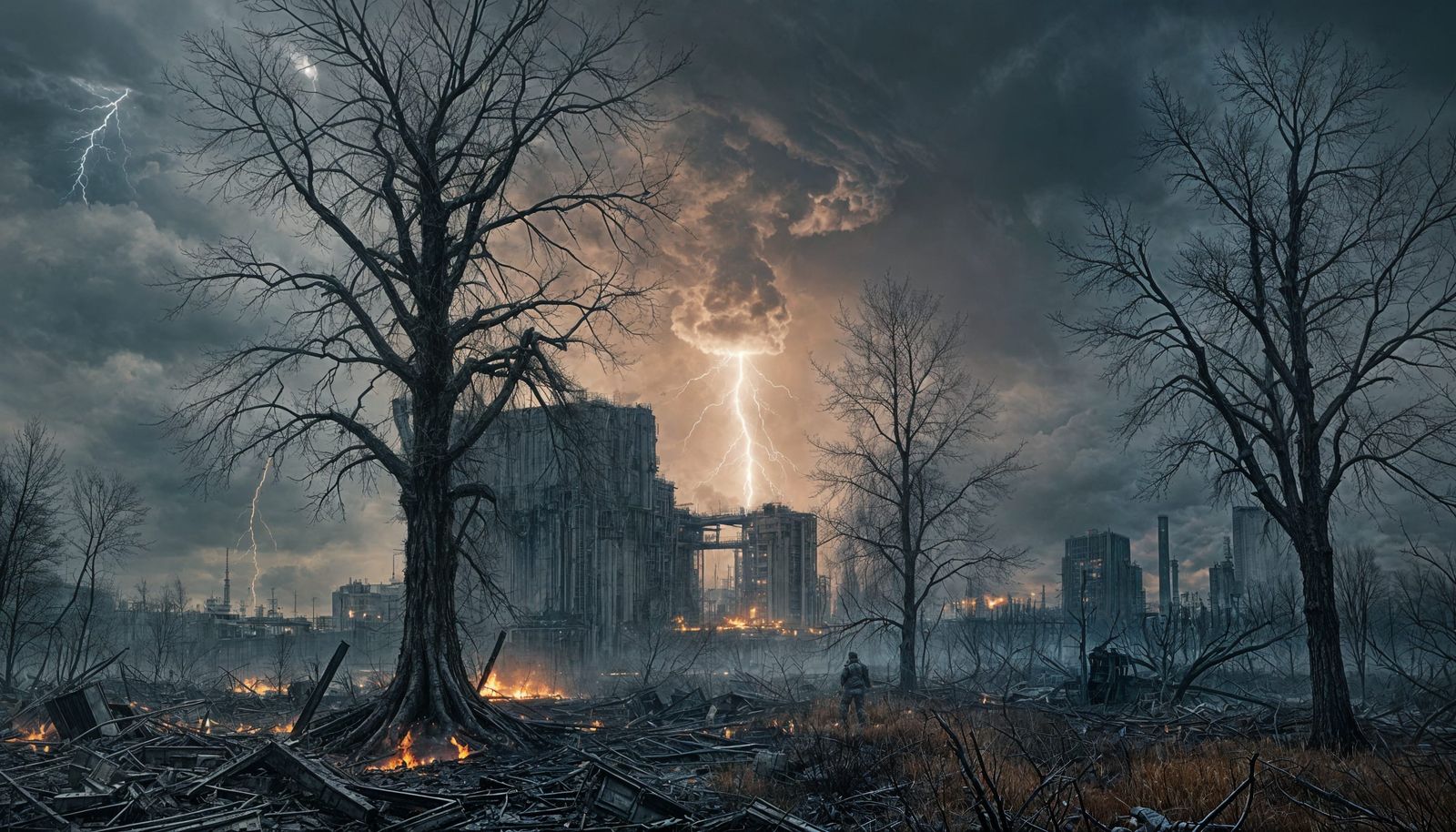 Chernobyl's Anomalous Destruction: A Digital Matte Painting