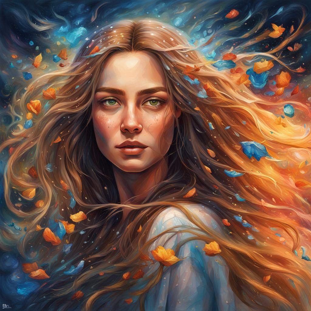 Radiant Freesoul: A Hyperrealistic Portrait of Joy