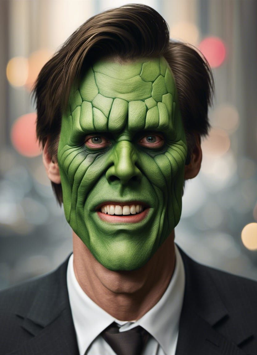 Jim Carrey as The Mask in Munch Style