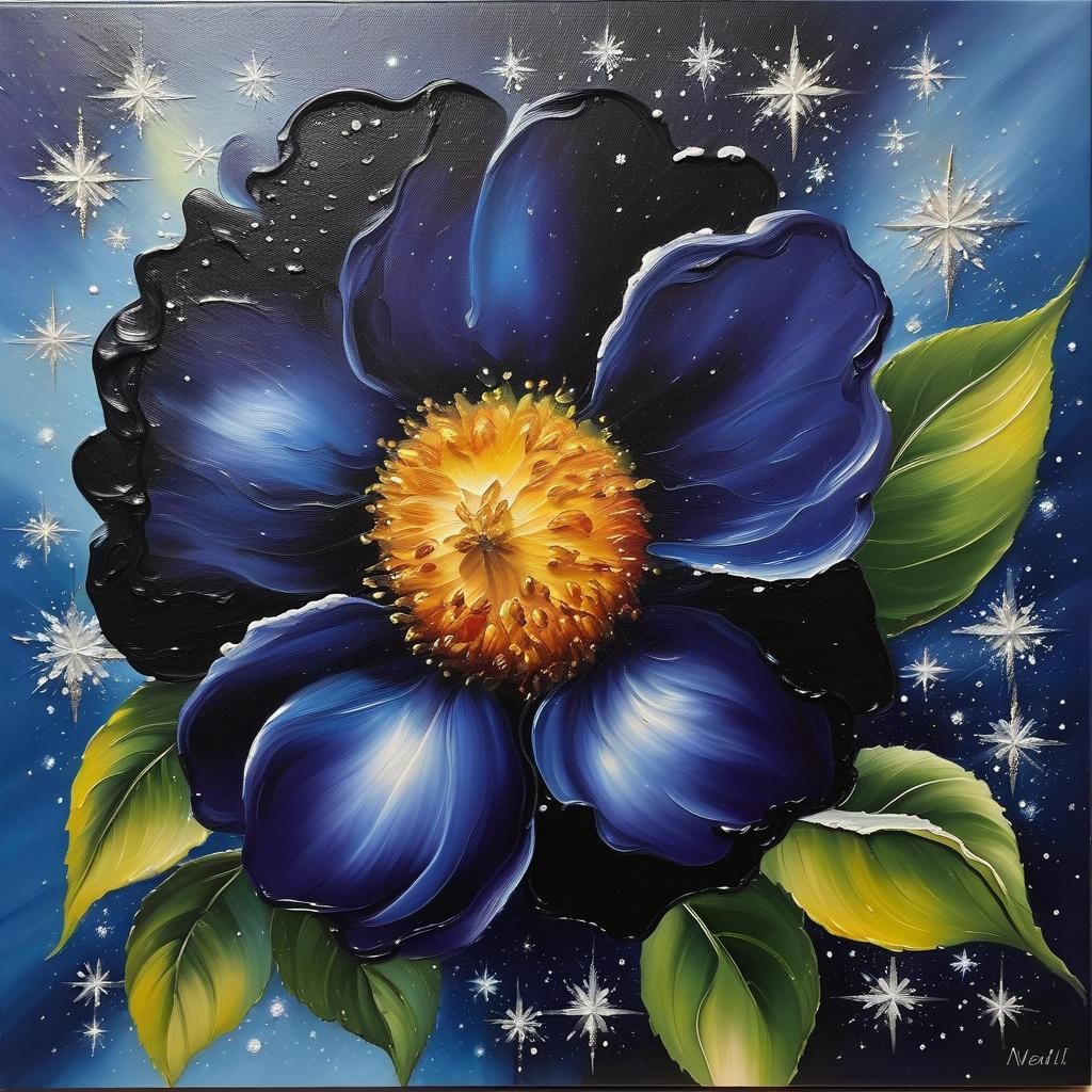 Soulful Wet-on-Wet Oil Painting with Deep Meaning