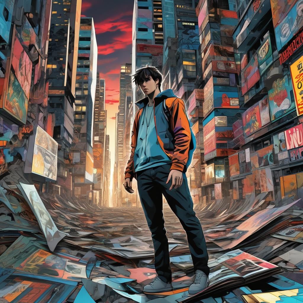 In a world where manga has become more than just a form of e...