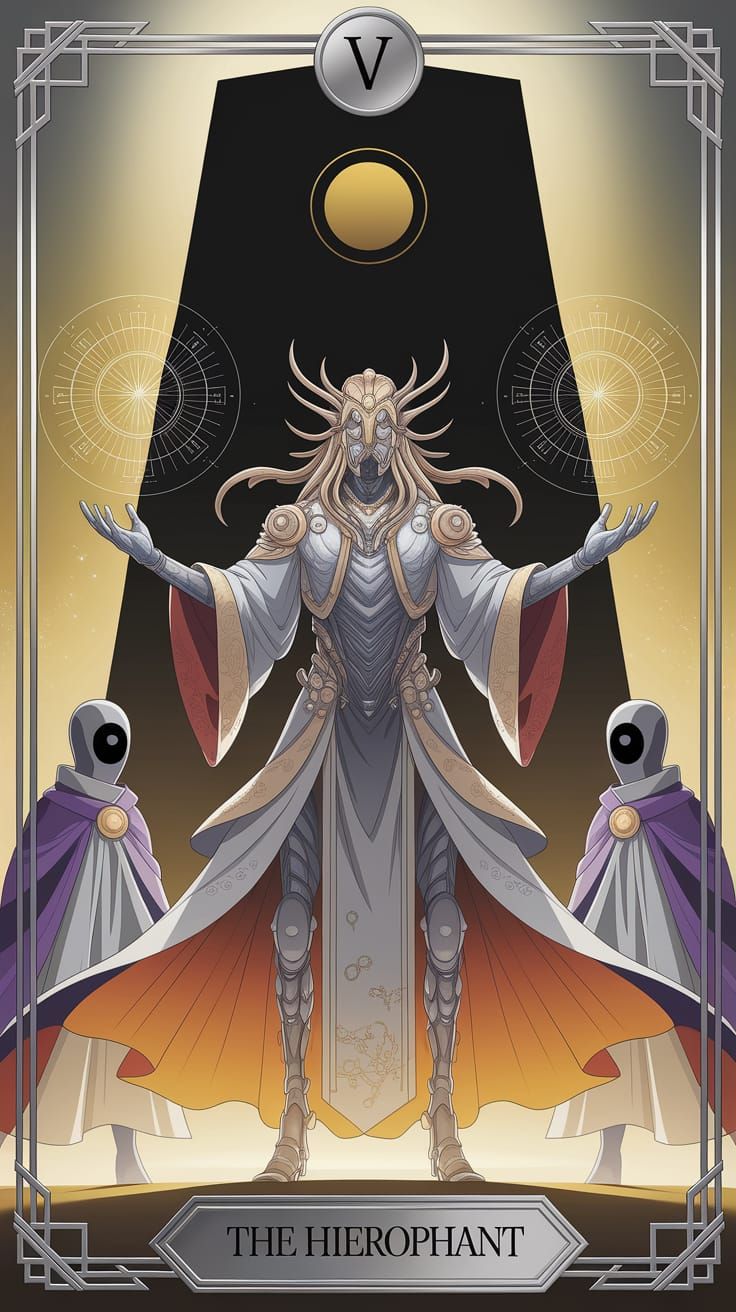 Anime Tarot Card: The Hierophant