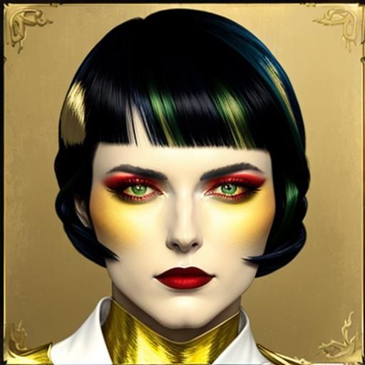 Abstract Color Arrangement in Primary Tones