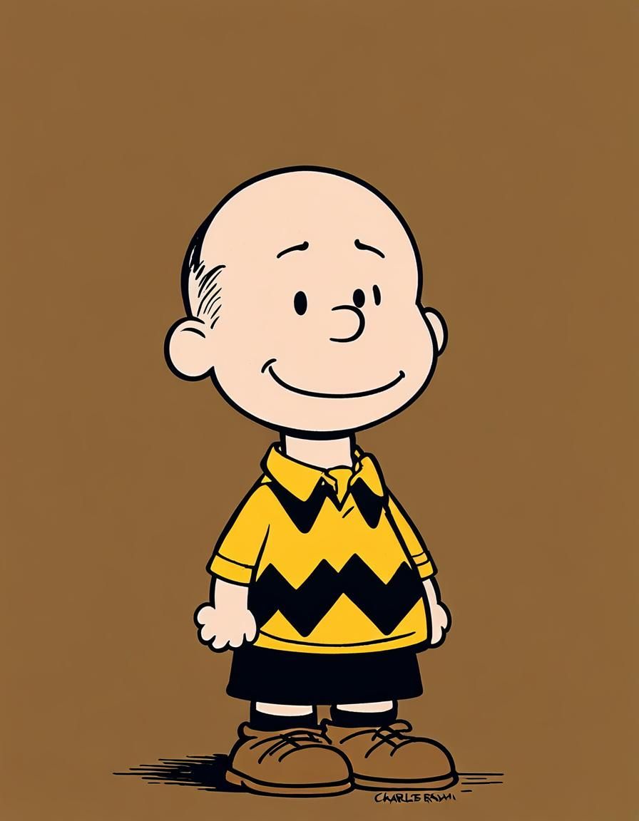 Charlie Brown in Schulz's Classical Style