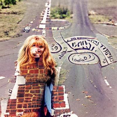 Nostalgic Street Scene with Vintage Charm