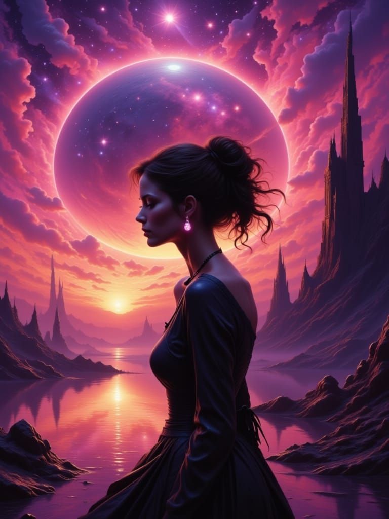 Reflections spill from us