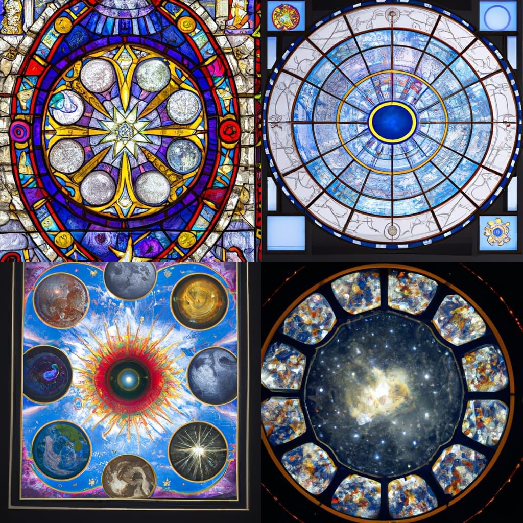 Stained Glass Window of the Universe in 8K UHD