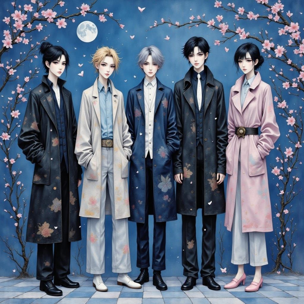 K-Pop Supermodels in Claymation Style