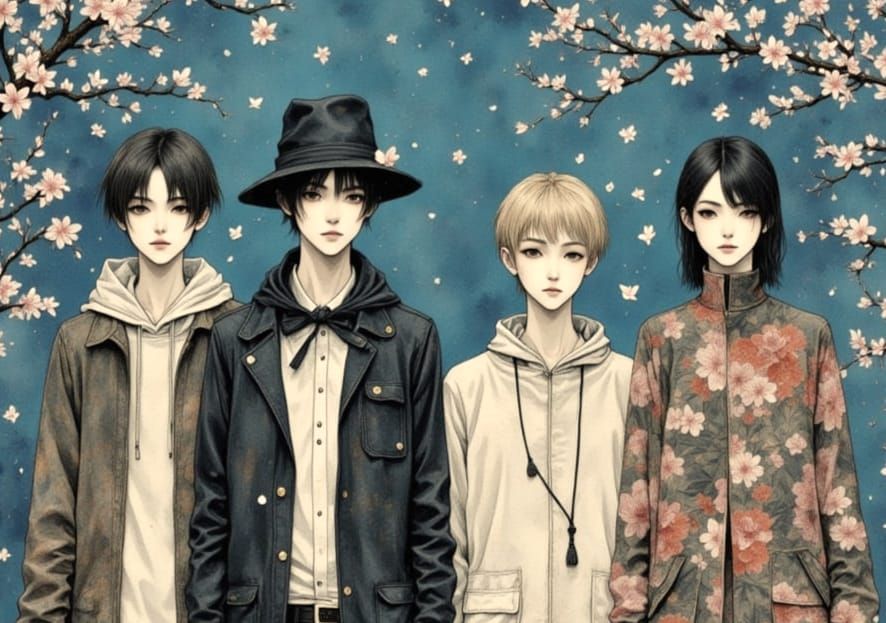 K-Pop Boy Band in Claymation Style