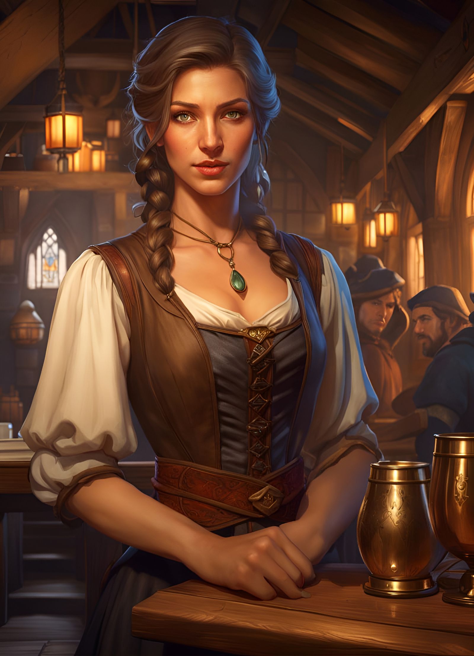 Medieval Tavern Girl