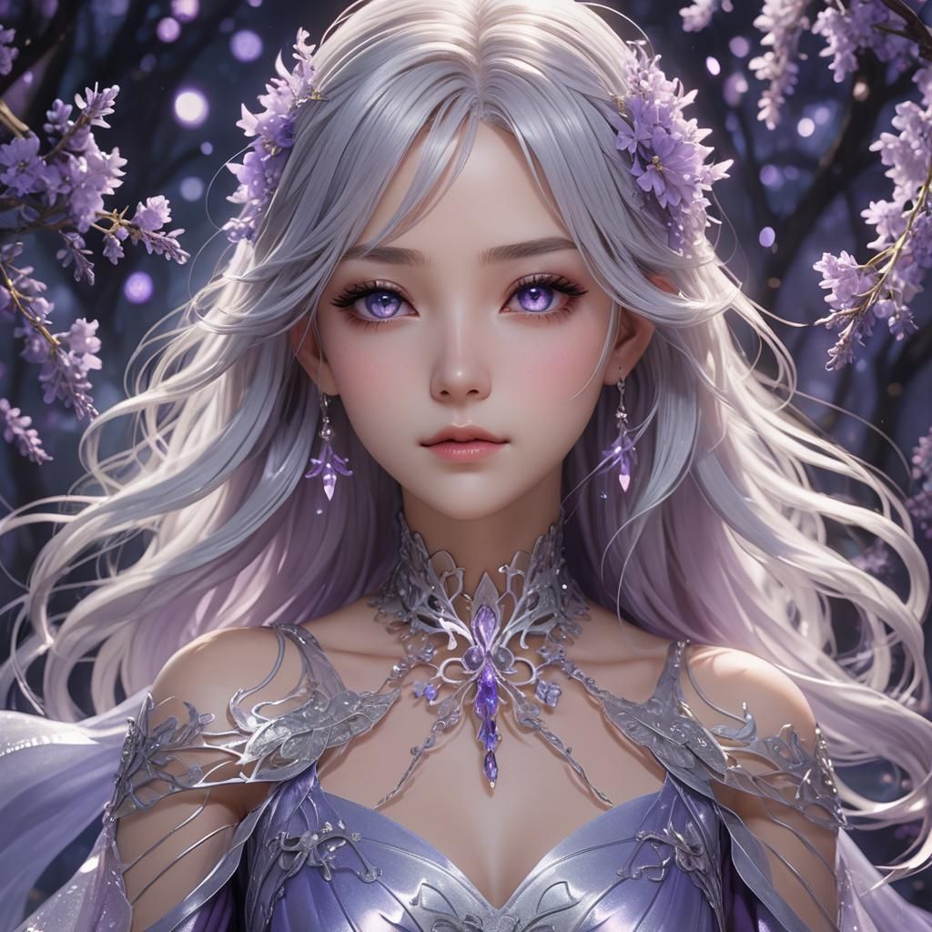 Ethereal Anime Girl Dreamweaver in 3D Art