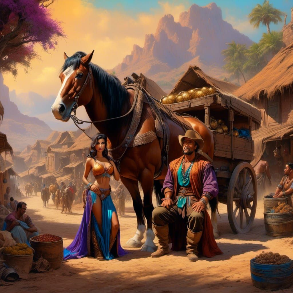 Fantasy Encounter in Style of Vallejo