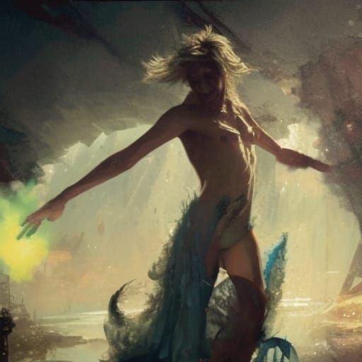 Rod Stewart Farts Pixie Dust: Fantasy Art