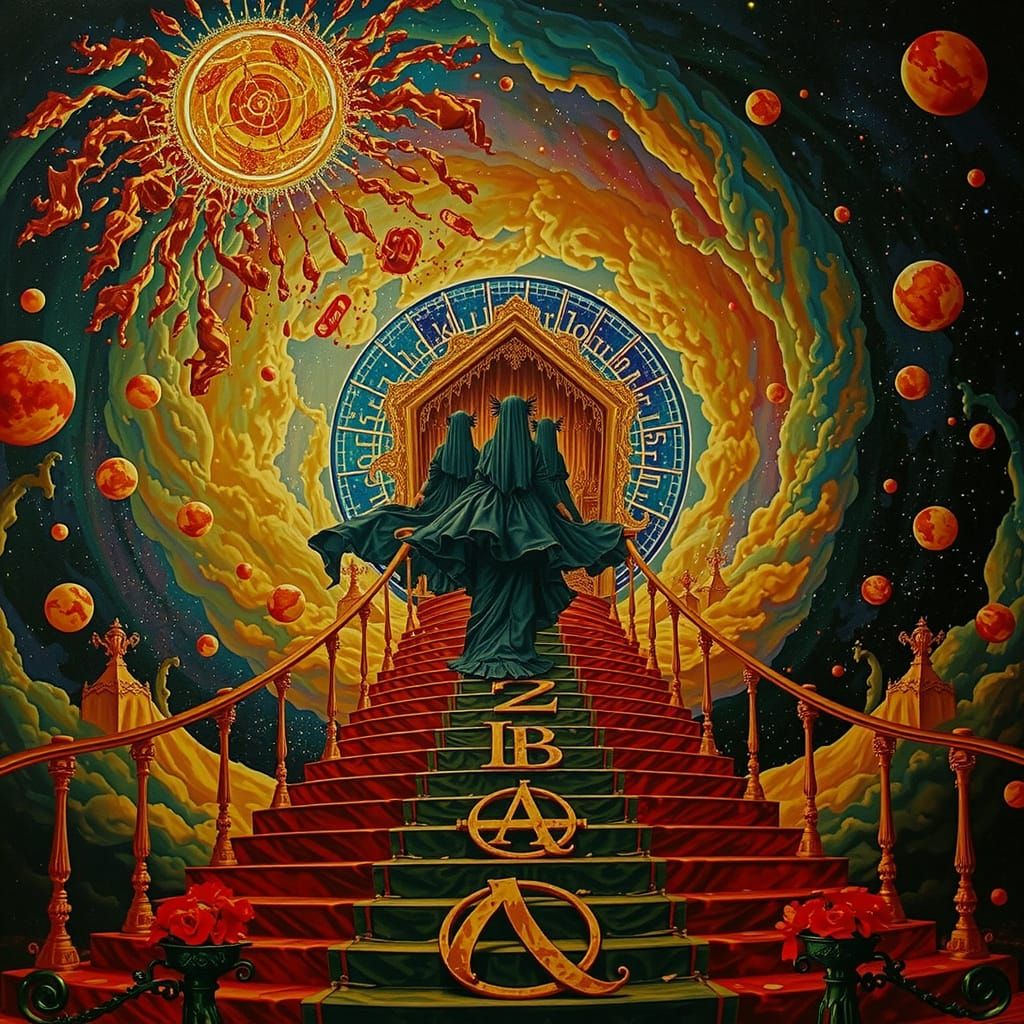 Three Sisters on Celestial Staircase