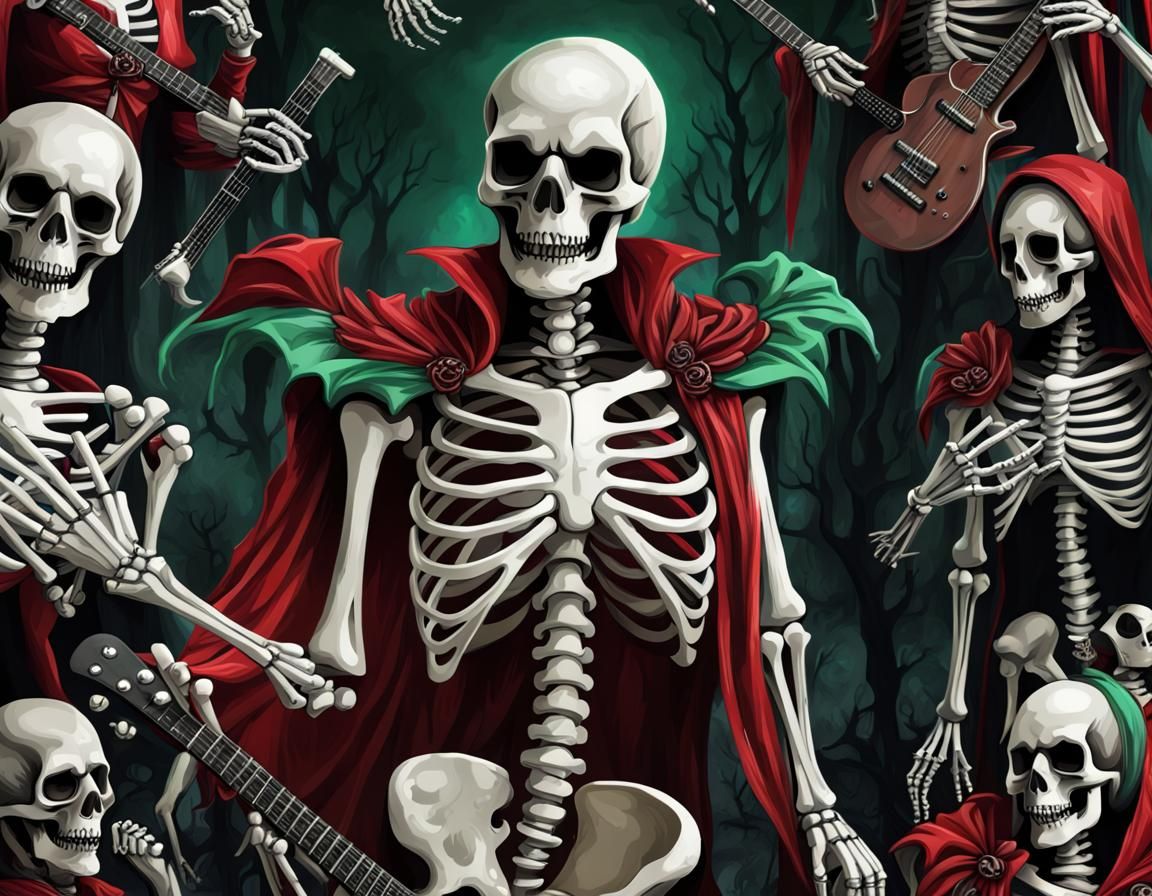 epic skeleton wallpaper
