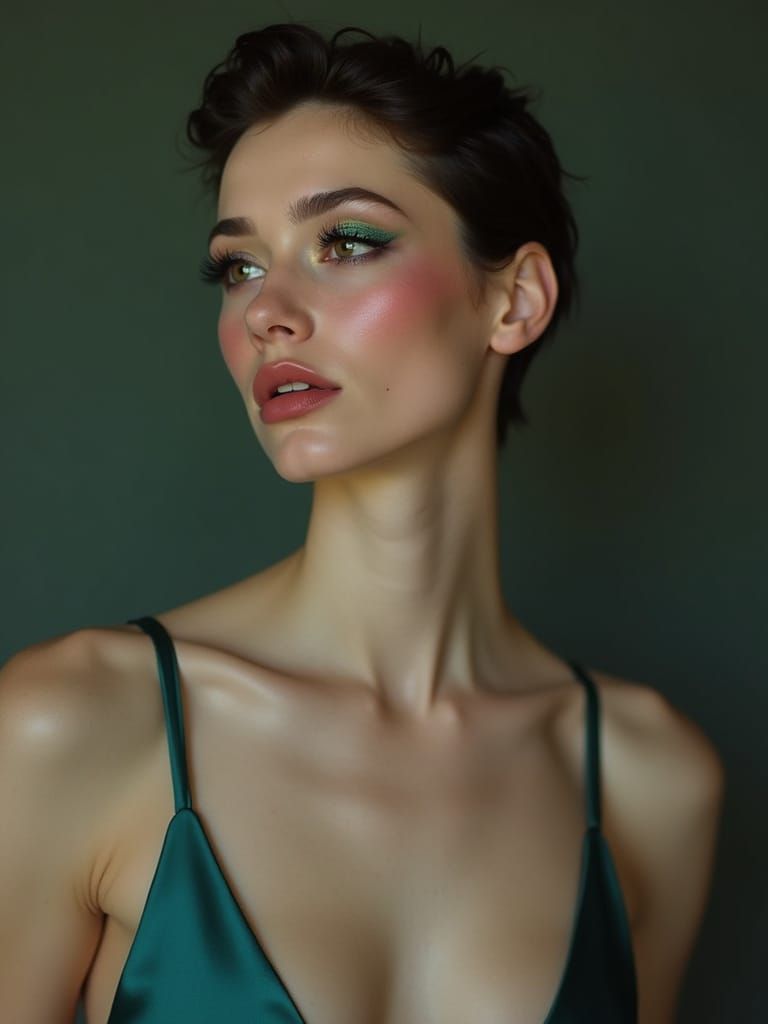 Ethereal Beauty in Jewel-Toned Elegance