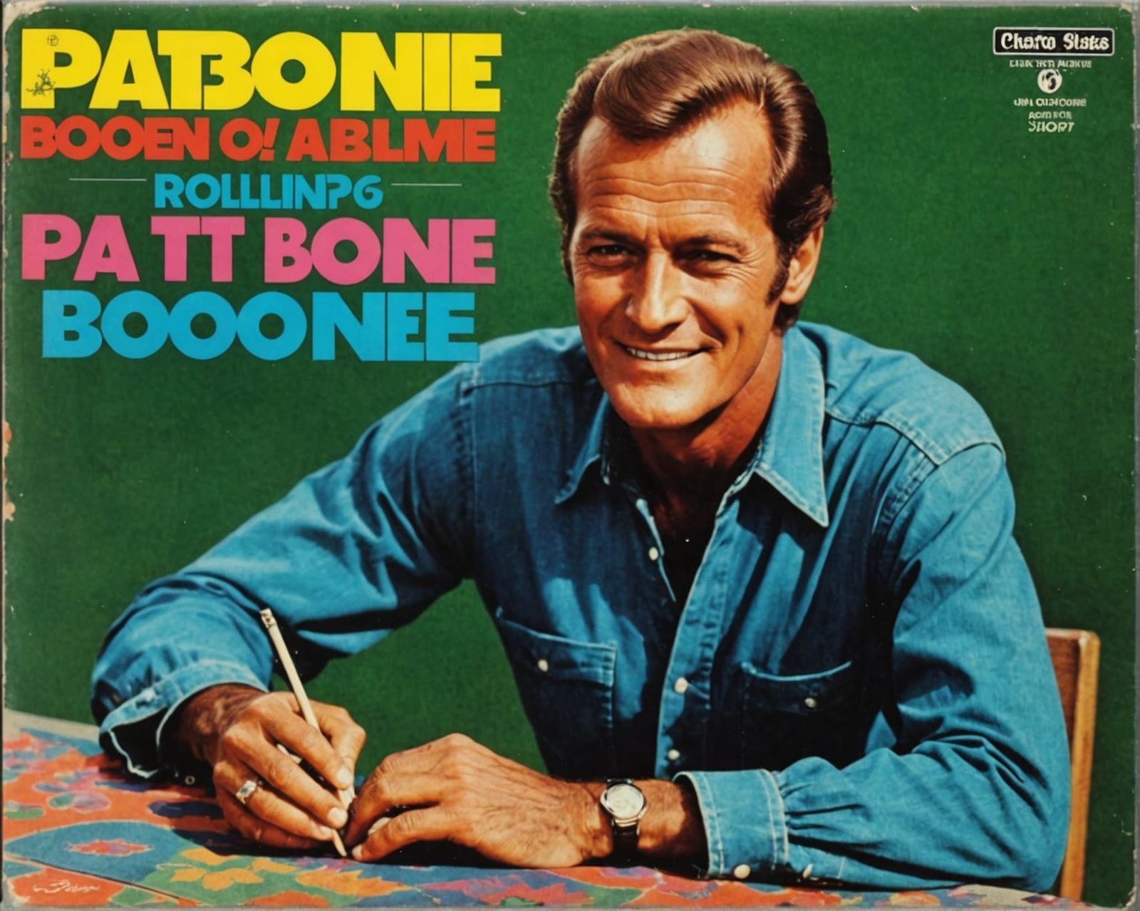 Hippy Rolling Joints on Album Cover