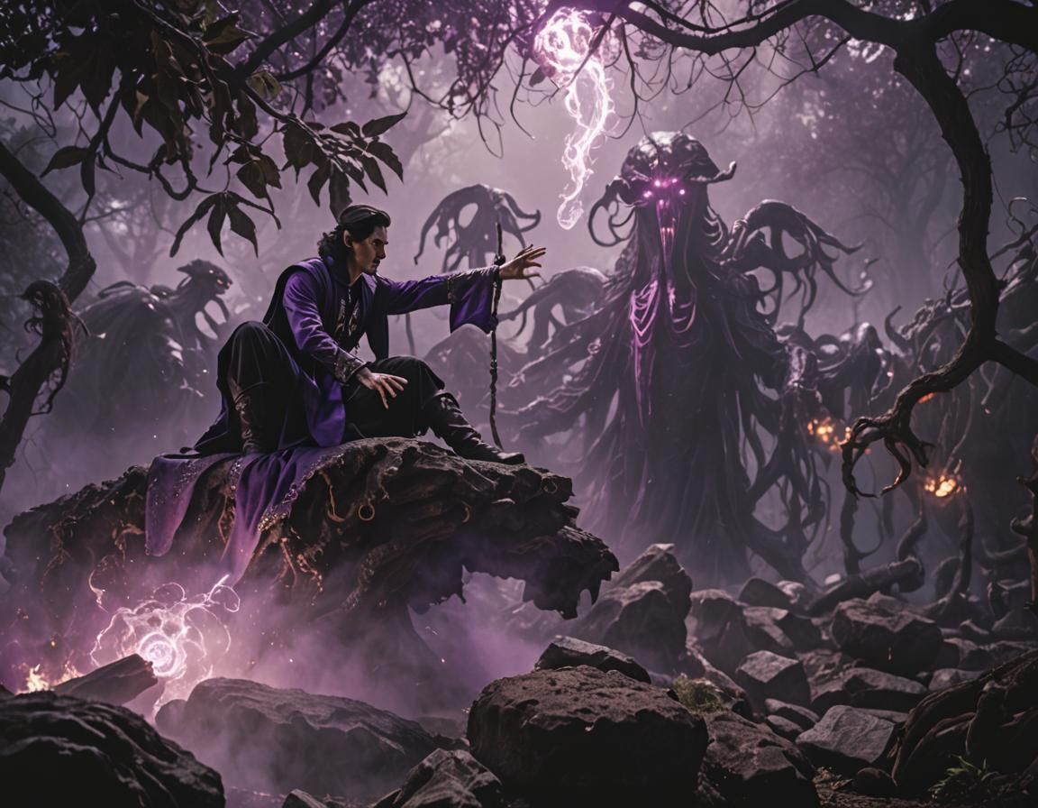 Githzerai Sorcerer Wielding Psychic Powers