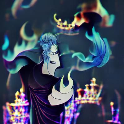 Cartoon Hades from Disney's Hercules