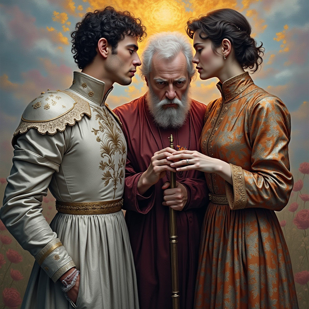 Hyperrealistic Surreal Art with Magical Particles in 8K