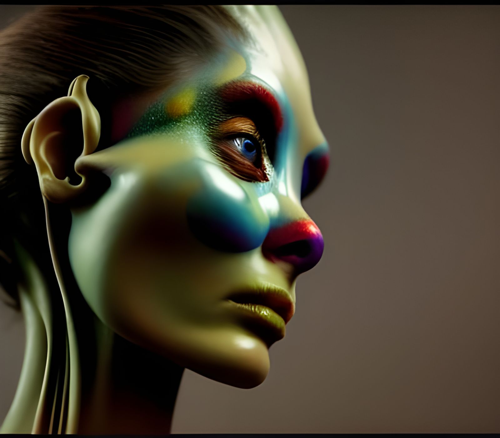 Eldritch Alien People Pets in Dreamy Style