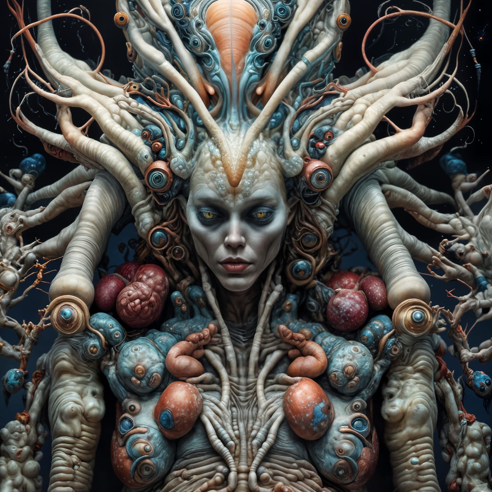 Happy Couple in Love: Hyperrealistic Close-Up