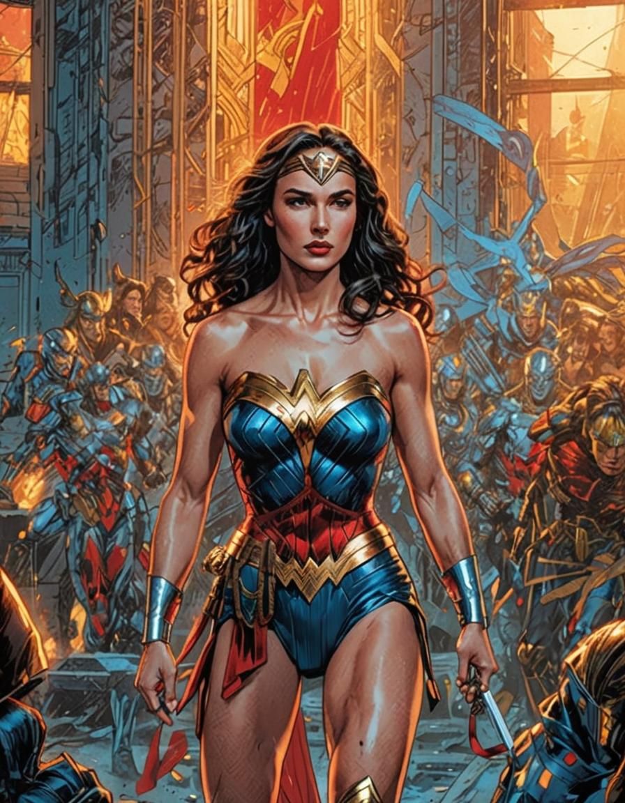 Wonder Woman Comic Book Art: Classic Meets Modern