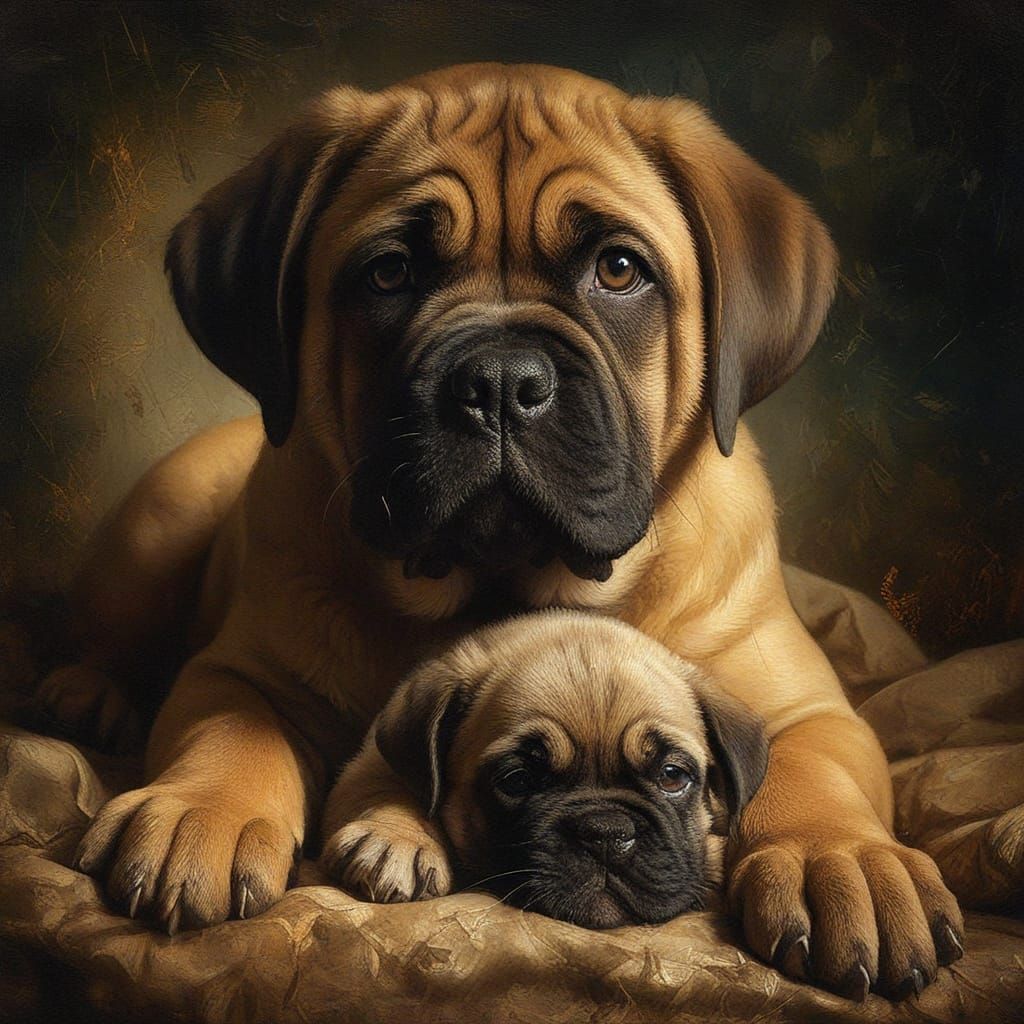 Nestled Safe Beside Her