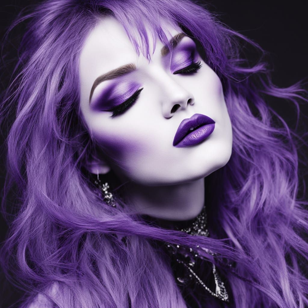 Psychedelic Purple Haze Dreamscape