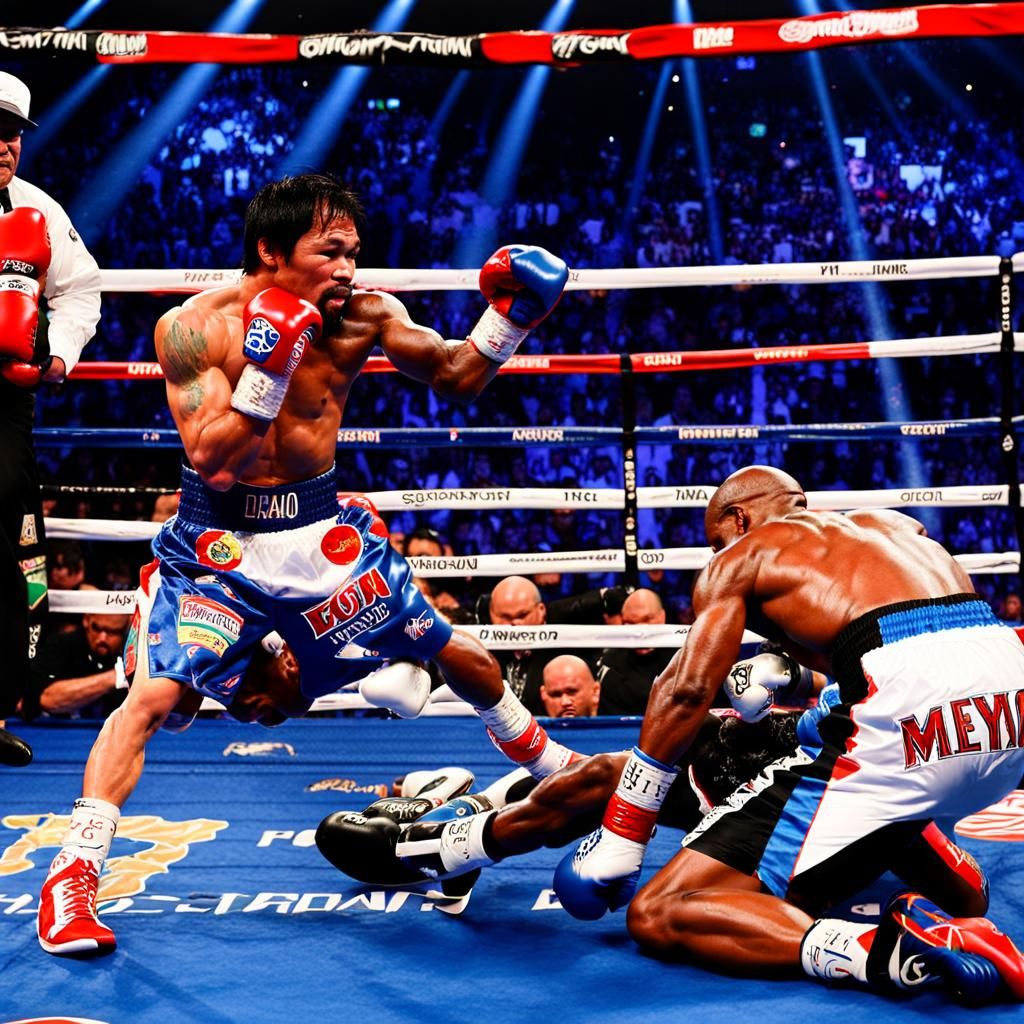 Manny Pacquiao Wins with Knockout