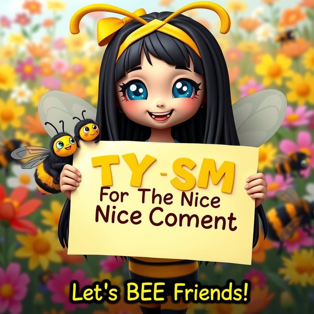 Vibrant Origami-Inspired Bumblebee with Expressive Eyes and ...