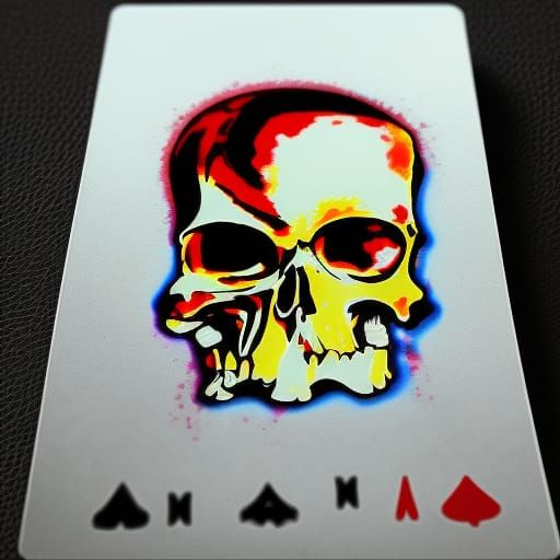 Dramatic Death Card in Hyperrealistic Splash Art