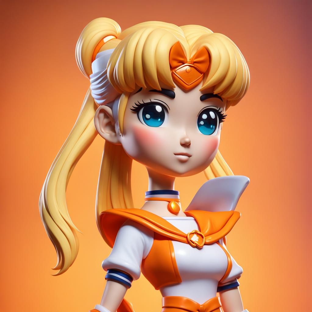 Sailor Venus as 3D Funko Pop Art