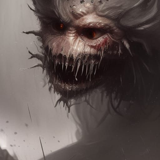 Hyper-Realistic Furry Creature in Dark Fantasy Style