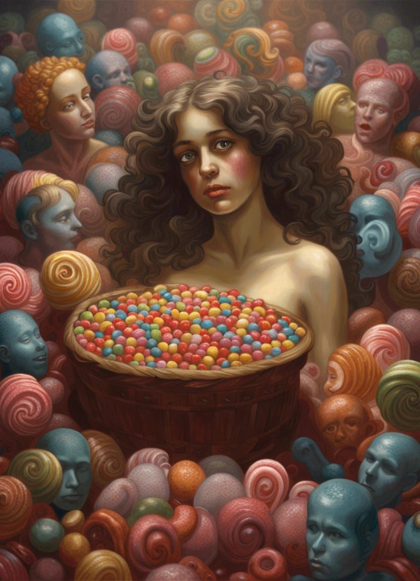 Horrific Candy Women in Doré Style