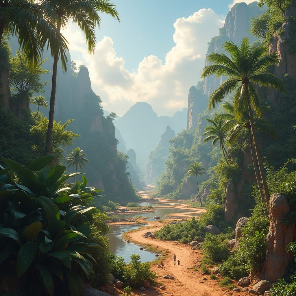 Ancient Sahara: Rainforest and Civilization in Cinematic Sty...