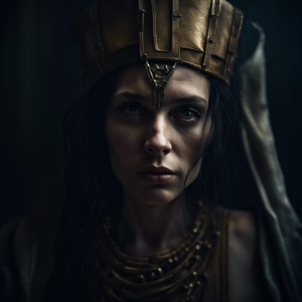 Cleopatra's Demise: A Classical Portrait