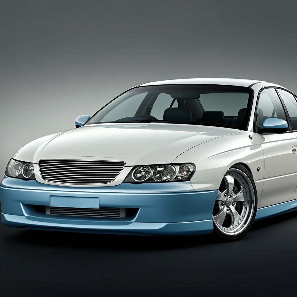 Custom Holden VX Commodore with Vintage Accents