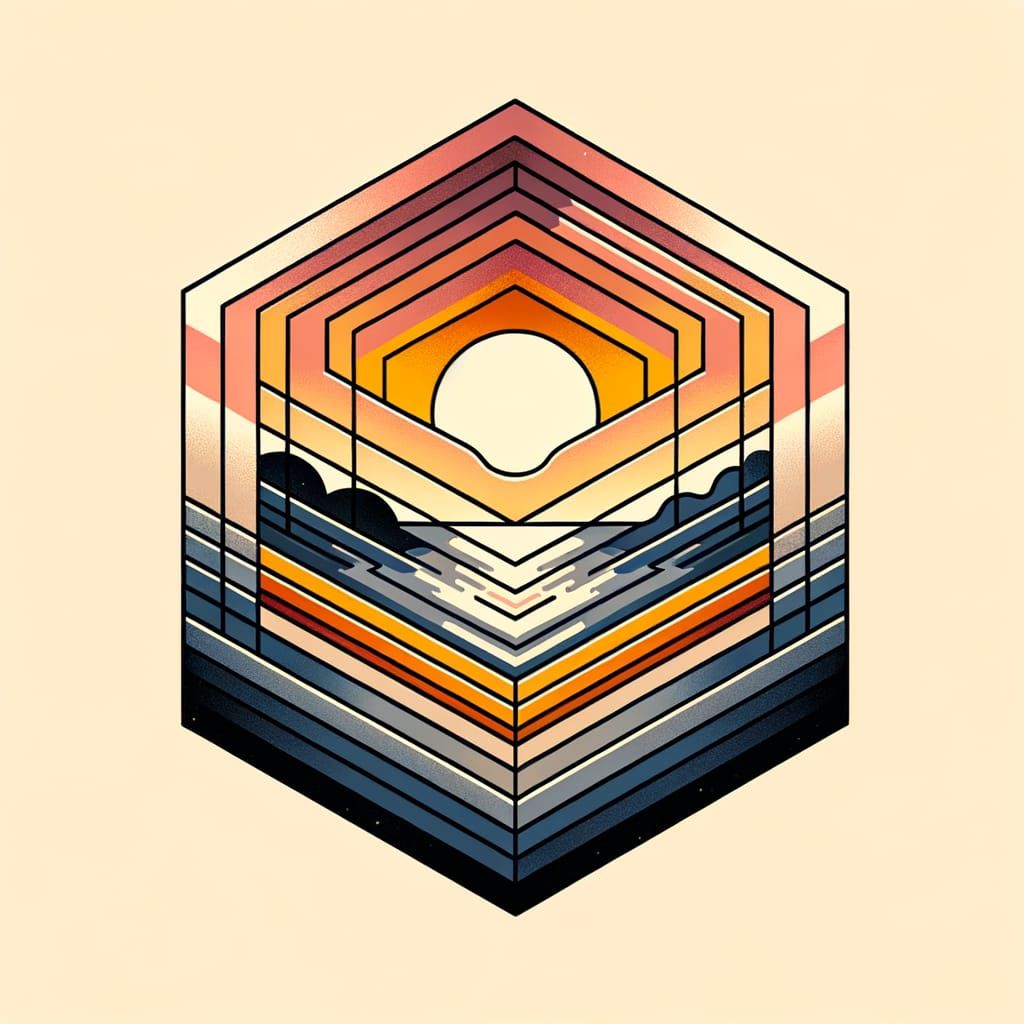 Geometric Abstraction of Inner Sunset Perfection