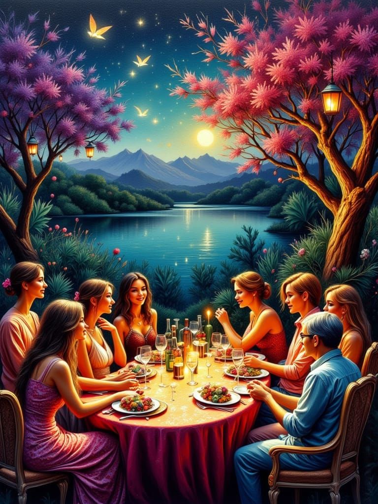 Enchanting Starlit Dinner Party in Moldova