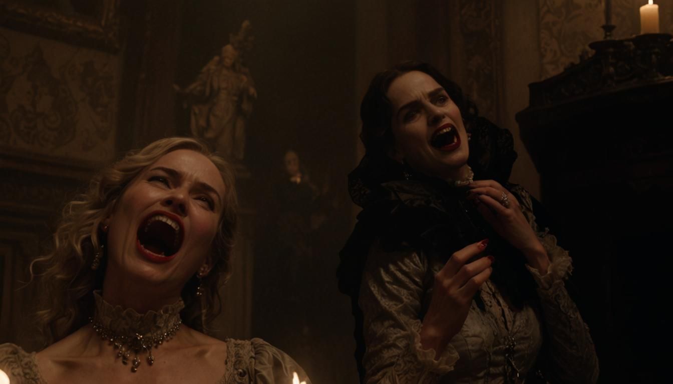 Victorian Vampires in Gothic Digital Painting