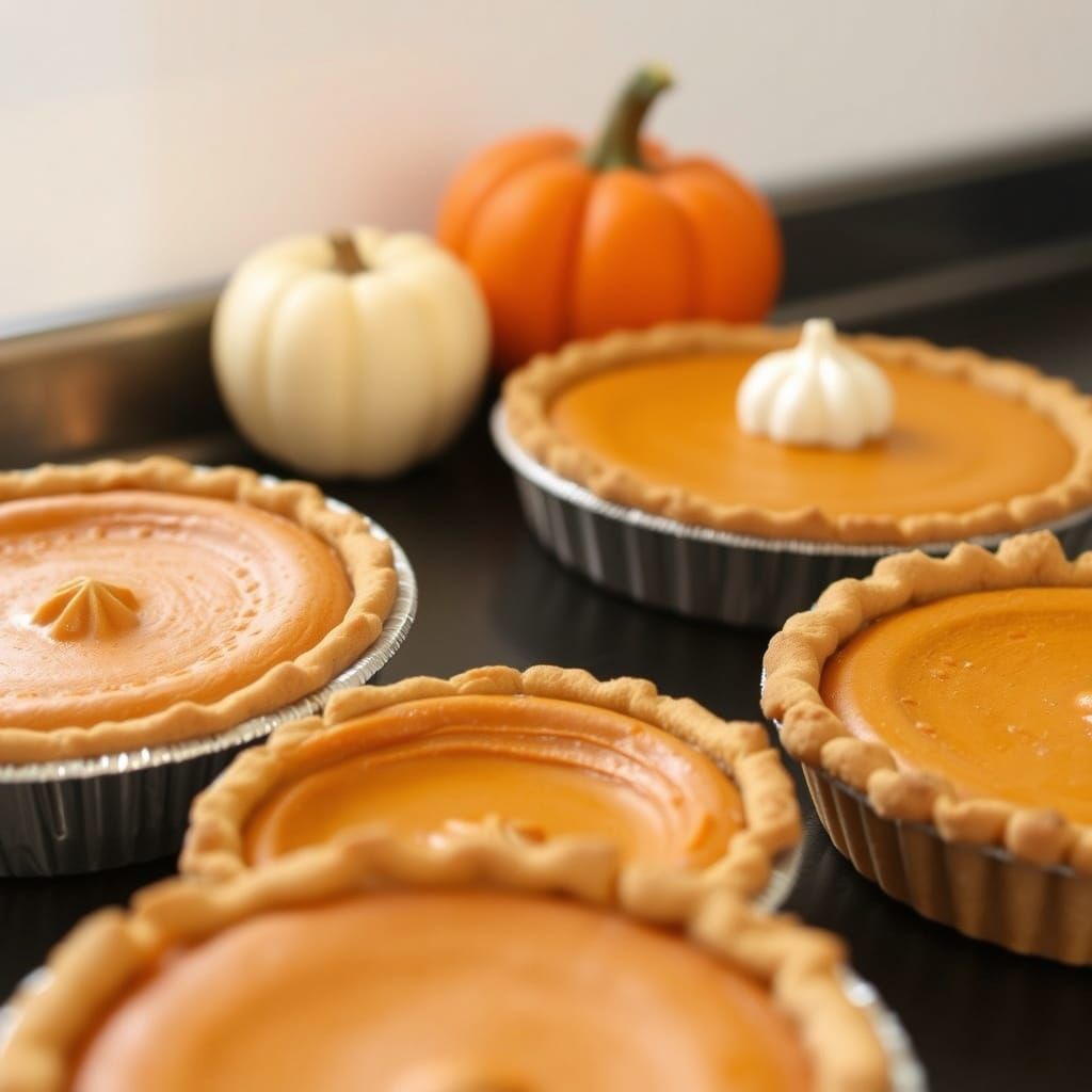 Vibrant Autumn Treats in Watercolor Style