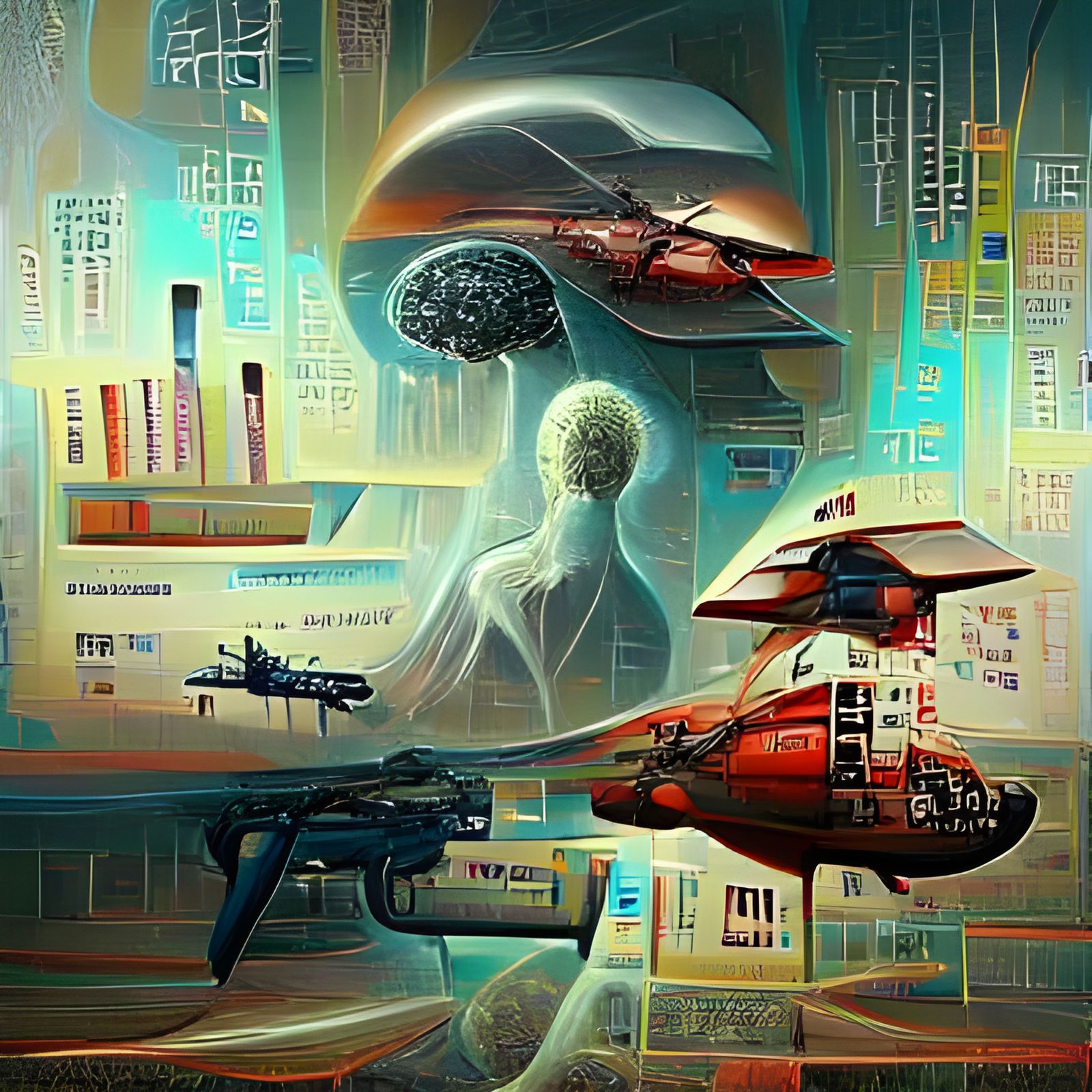 Science Fiction Art: A Neuroscience Vision