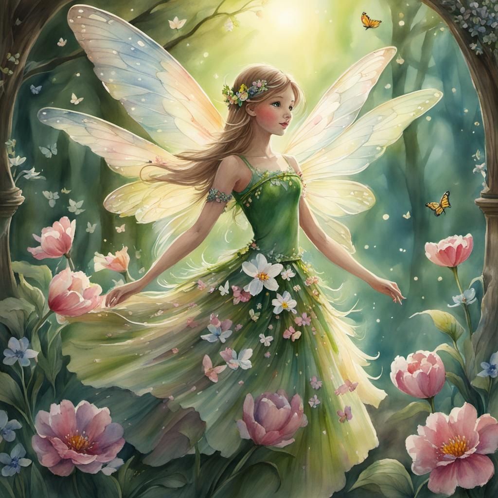 6 pictures (7): Elves and trolls live in fantasies. I was lucky and was able to capture some elves with my camera.