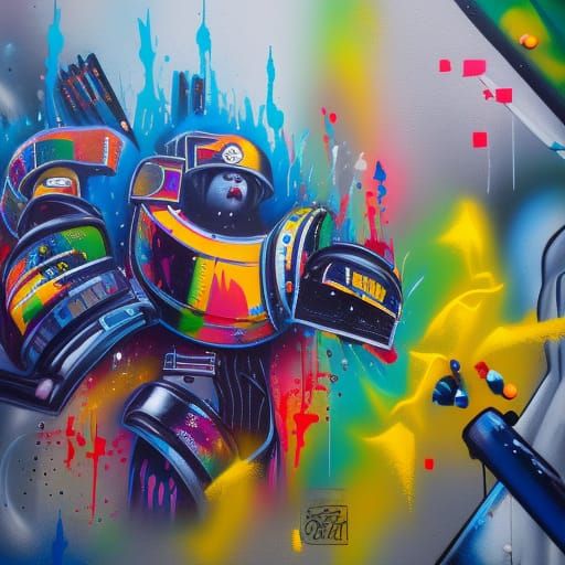 Corona and Ukraine War: Graffiti Art Symbolism