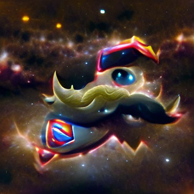 Infant with Mustache in Supernova Explosion