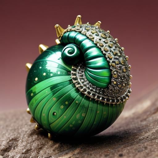 Bedazzled Snails in Sharp Focus, High Definition