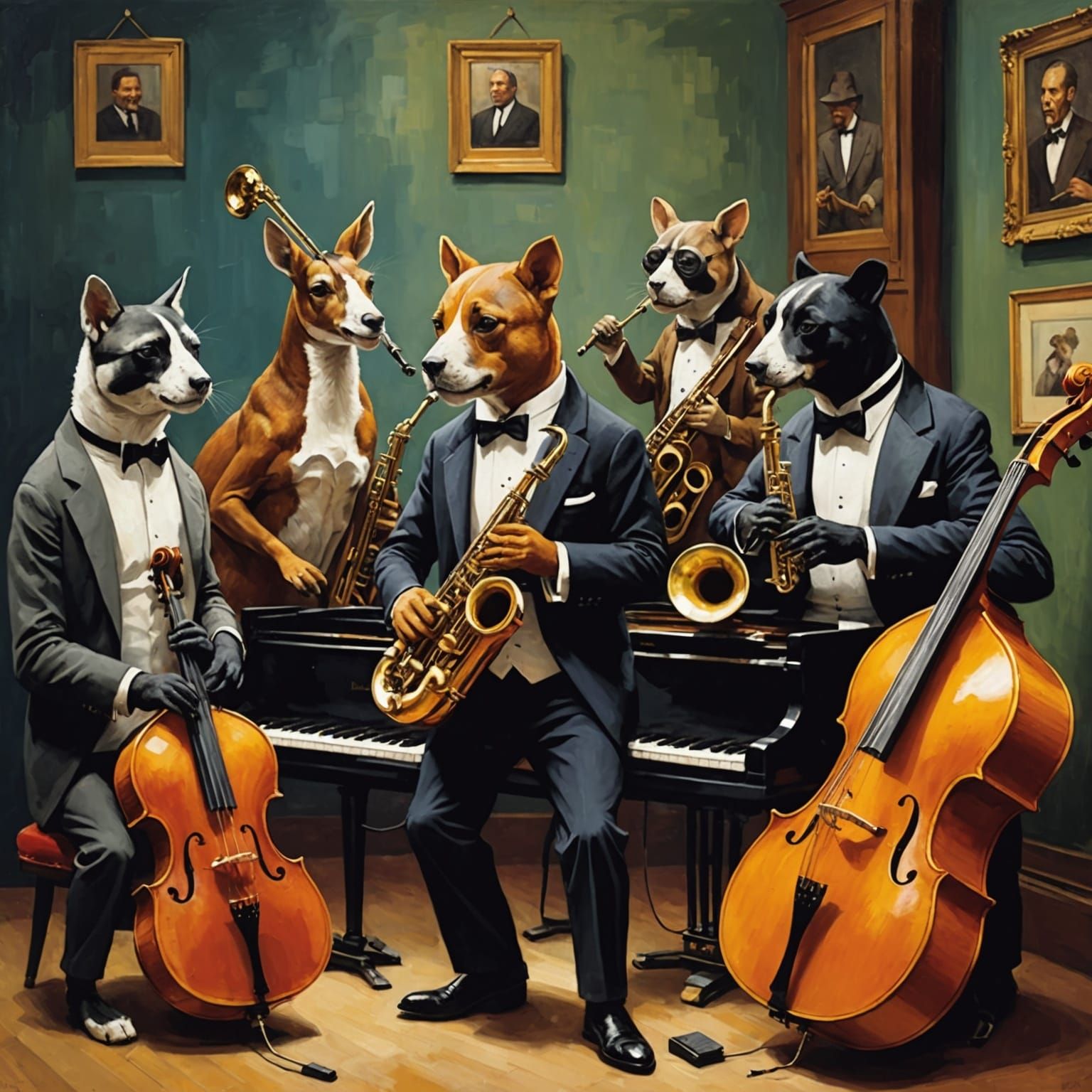 Animals Playing Jazz