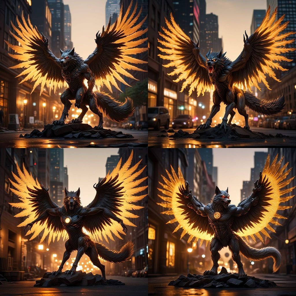 Cybernetic Werewolf in Lunar Colony