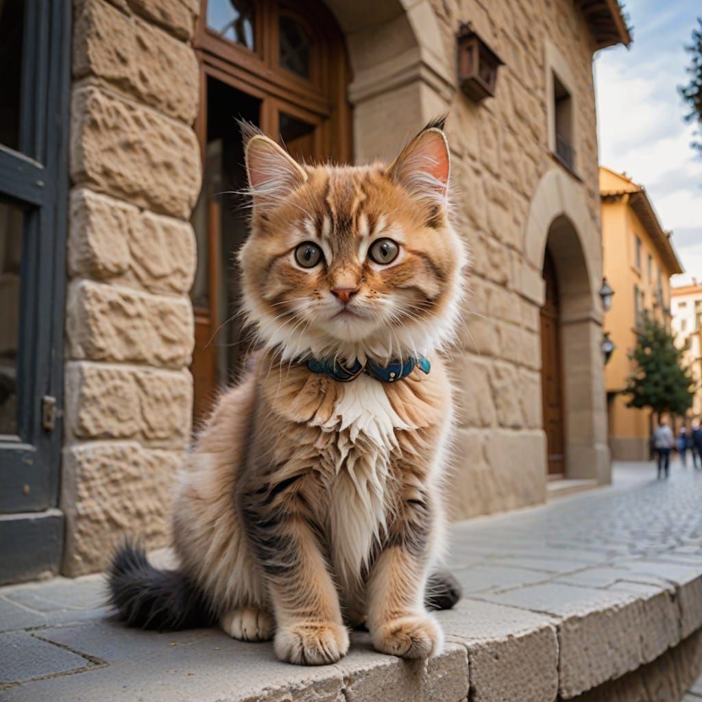 Gaudian Feline Masterpiece